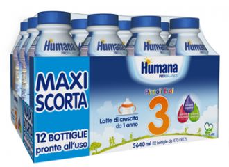 Humana 3 multipack 12x470 ml hdpe