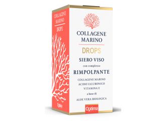 Optima Naturals Collagene Marino Drops Siero Viso Rimpolpante 30 ml