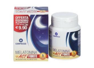 Melatonina Act Forte + 5 Complex Integratore 90 Compresse