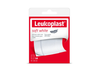 Leukoplast Soft White 1 m x 8 cm 10 Pezzi