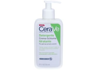 Cerave Schiuma Detergente 236 ml Pulizia Profonda per Tutti i Tipi di Pelle