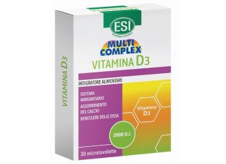 Esi Multicomplex Vitamina D3 Integratore 30 Tavolette
