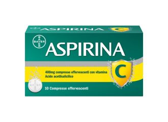 Aspirina C Antinfiammatorio Antidolorifico Per Influenza Raffreddore E Febbre Con Vitamina C 10 Compresse