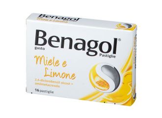 Benagol Pastiglie Miele e Limone Antisettico Cavo Orale 16 Pastiglie