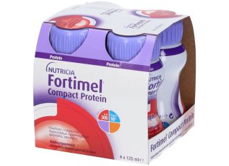 Nutricia Fortimel Compact Protein Supplemento Nutrizionale Iperproteico Frutti Bosco 4x125 ml