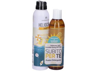 Heliocare Invisible Spray Spf50+ 200 ml + Avalon Detergente Fluido 250 ml