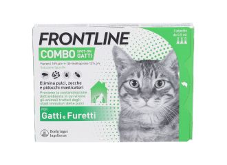 Frontline Combo Soluzione Spot-On Gatti 3 Pipette Monodose