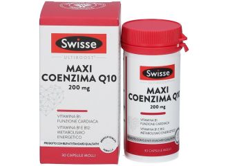 Swisse Maxi Coenzima Q10 Integratore Cardiaco 30 Capsule