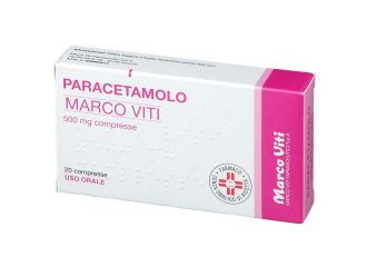Paracetamolo Marco Viti 500 mg 20 Compresse