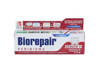 Biorepair Peribioma Dentifricio con Probiotici e Vitamine 75 ml