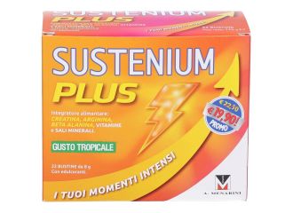 Sustenium Plus Gusto Tropicale Integratore Energizzante 22 Bustine