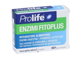 Prolife Enzimi FitoPlus Integratore di Enzimi Digestivi 20 Capsule