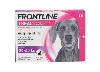Frontline Tri-Act Soluzione Spot-On Cani 20-40 kg 3 Pipette Monodose