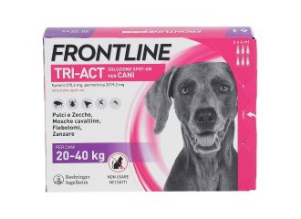 Frontline Tri-Act Soluzione Spot-On Cani 20-40 kg 6 Pipette Monodose