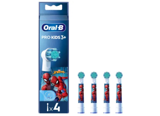 Oral-B Testine di Ricambio Spiderman 4 Pezzi