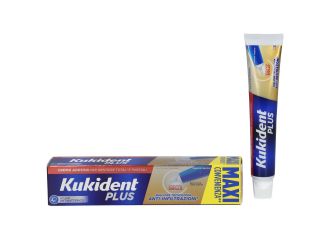 Kukident Plus Sigillo Crema Adesiva Per Dentiere Totali e Parziali Aroma Neutro 57 g