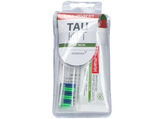 Tau-Marin Kit Da Viaggio Spazzolino Medio Componibile + Dentifricio 20 ml