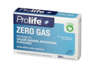 Prolife Zero Gas Integratore Contro Gonfiori e Flatulenza 45 Compresse