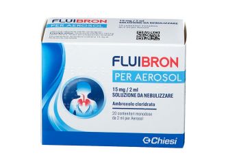 Fluibron Per Aerosol 15 mg/2 ml Soluzione da Nebulizzare 20 Flaconcini Monodose