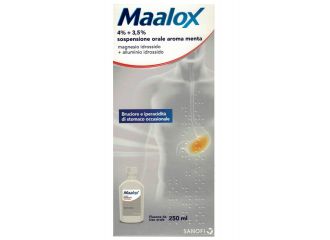 Maalox Sospensione Orale 4% + 3.5% Aroma Menta 250 ml