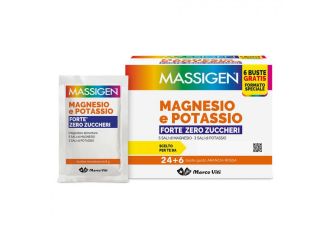 Massigen Magnesio Potassio Forte 24+6 Bustine