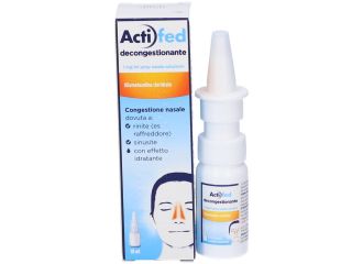 Actifed Decongestionante Spray Nasale 1mg/1ml Naso Chiuso 10 ml