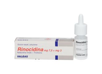 Rinocidina Gocce Nasali 7,5mg + 3mg Nafazolina / Tirotricina 15 ml