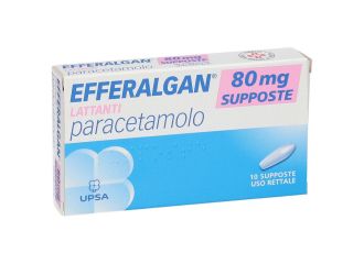 Efferalgan Lattanti 80 mg Paracetamolo 10 Supposte