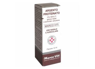 Argento Proteinato Marco Viti 2% Adulti Decongestionante Gocce 10 ml