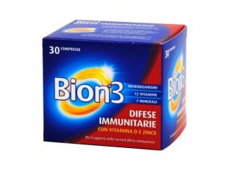 Bion3 Difese Immunitarie Con Vitamina D e Zinco 30 Compresse