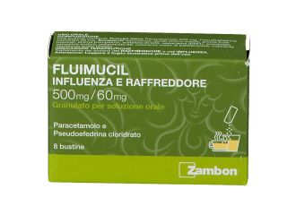 Fluimucil Influenza E Raffreddore 8 Bustine