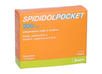 Spididolpocket Antidolorifico Ibuprofene Sospensione Orale 12 Bustine 200 mg