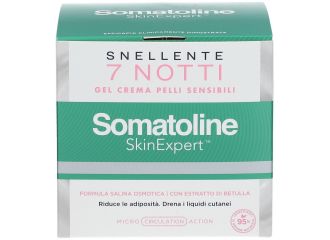 Somatoline Skin Expert Snellente 7 Notti Natural Gel-Crema Pelli Sensibili 400 ml