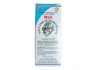 Msa vaccinium myrtil 50 ml