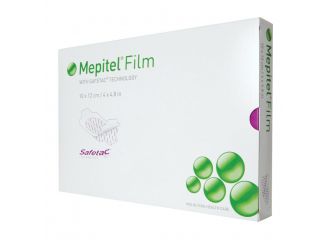Medicazione in film di poliuretano con strato di contatto in silicone morbido mepitel film 10,5cmx12cm 10 pezzi