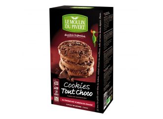 Cookies al cacao con pepite di cioccolato le moulin du pivert bio