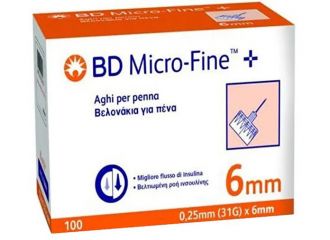 Bd microfine 100 aghi 31g 6mm