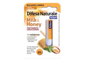Forhans Balsamo Labbra Difesa Naturale Milk & Honey