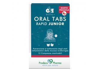 Gse oral tabs rapid junior fragola 12 compresse
