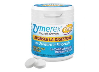 Zymerex Fast Integratore Per la Digestione 30 Compresse Masticabili