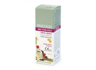 Mucolid med tosse gola spray orale 30 ml aroma frutti di bosco