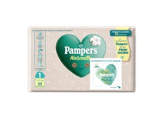 Pannolini pampers protezione pura naturello newborn 35 pezzi