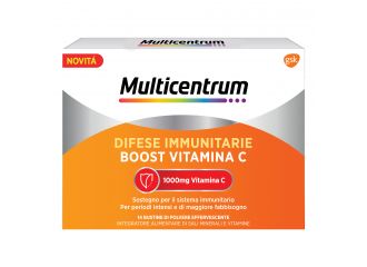Multicentrum difese immunitarie boost vitamina c 14 bustine