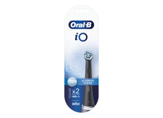 Oral B Testine Di Ricambio Io Ultimate Clean Nere 2 Pezzi