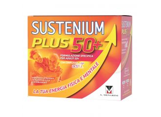 Sustenium Plus 50+ Integratore Per Energia Fisica e Mentale 16 Bustine