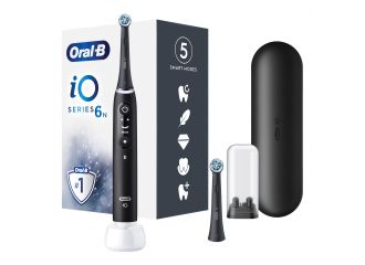Oral-b io 6 black spazzolino elettrico + 2 refill