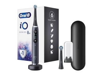 Oral-b io 8 black spazzolino elettrico + 2 refill