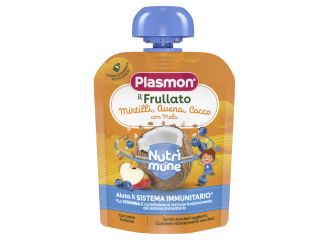 Plasmon nutri-mune mirtillo/avena/cocco con mela 85 g