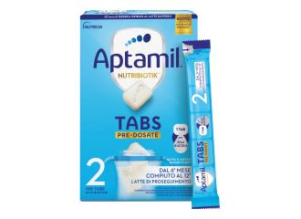 Aptamil Nutribiotik 2 Tabs Pre-Dosate Latte di Proseguimento Dal 6°Mese 21 Bustine