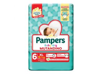 Pampers baby dry pannolino mutandina xl small pack 14 pezzi